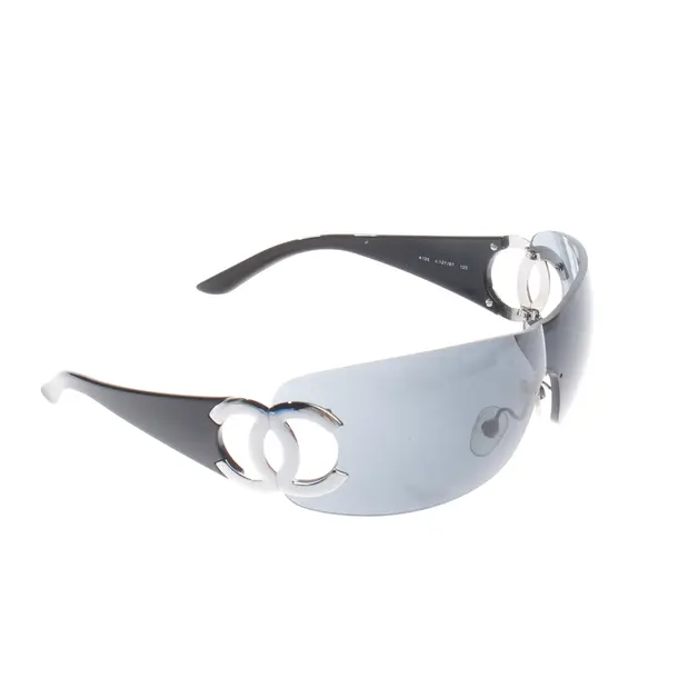 Occhiali da sole, in Nero, Plastica, Chanel