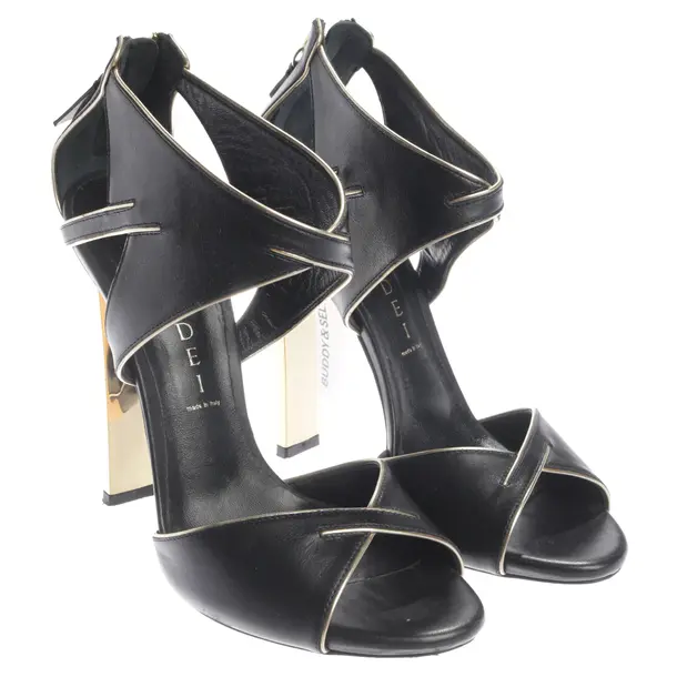 Heeled Sandals, in Black, Casadei