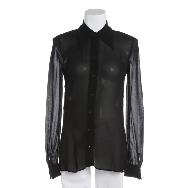 Camicetta, in Nero, Viscosa, Prada