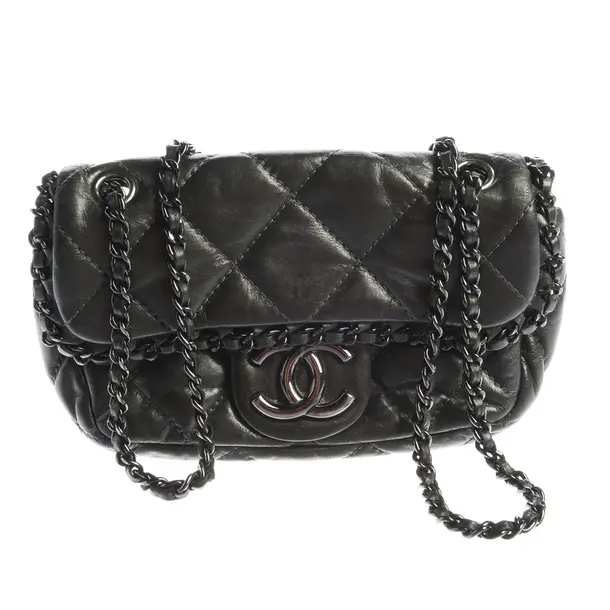 Borsa a cinture a tracolla, in Grigio, Pelle, Chanel
