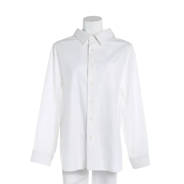 Bluse, in Weiß, Baumwolle, Balenciaga