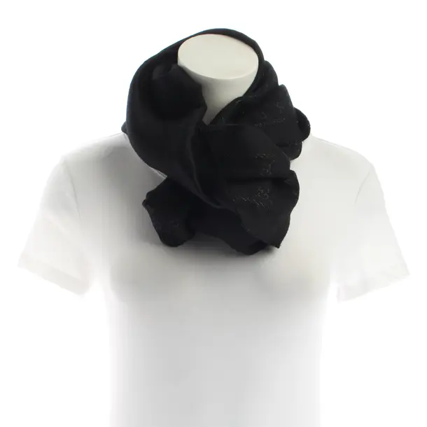 Schal, in Schwarz, Wolle, Gucci
