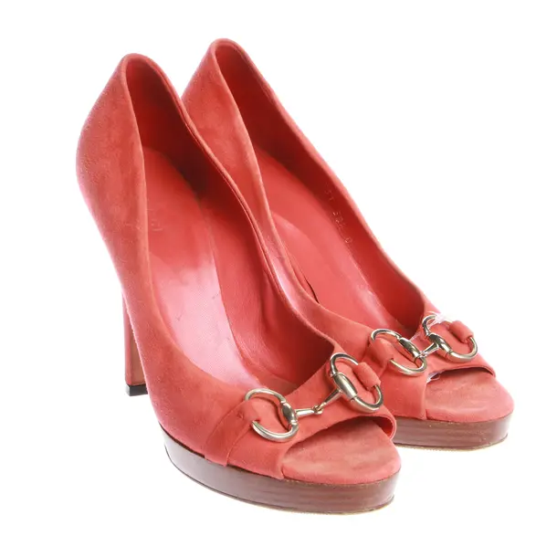 Peeptoes, in Rosso chiaro, Gucci