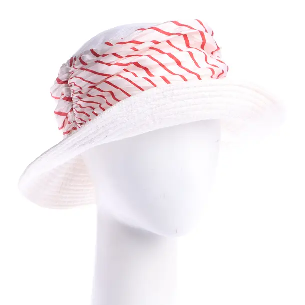 Hat, in White, Cotton, Hermès