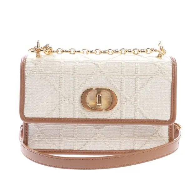 Shoulder Bag, in Beige, Cotton, Dior