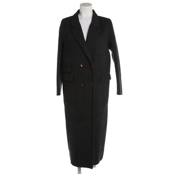 Mid-Season Coat, in Gray, Wool, Ganni