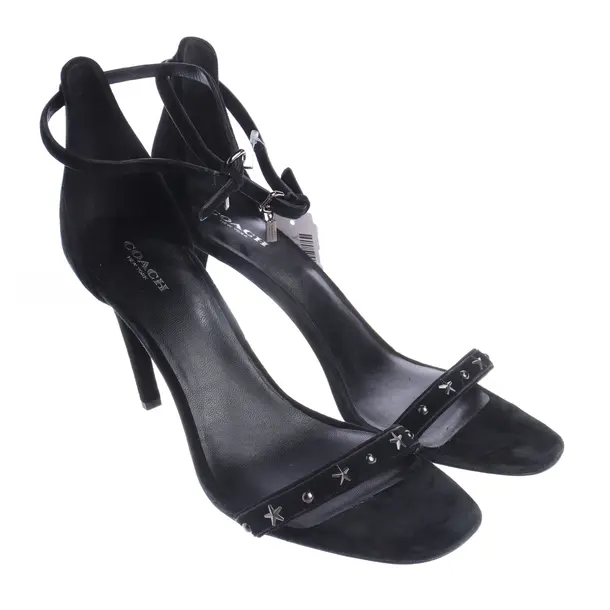 Heeled Sandals, in Black, Coach