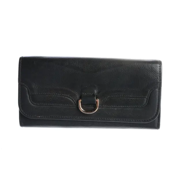 Geldbörse, in Schwarz, Leder, Hugo Boss Orange