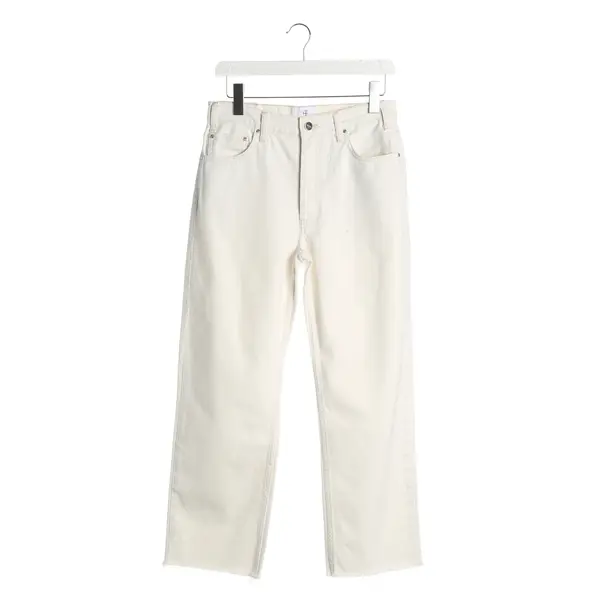 Jeans straight fit, in Crema, Cotone, Anine Bing
