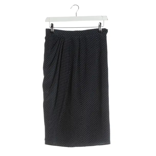 Skirt, in Navy, Silk, Valentino