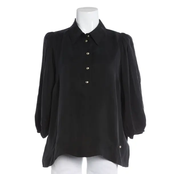 Camicetta, in Nero, Cupro, Mos Mosh
