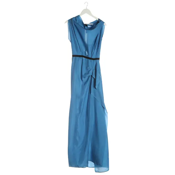 Kleid, in Blau, Seide, Roland Mouret