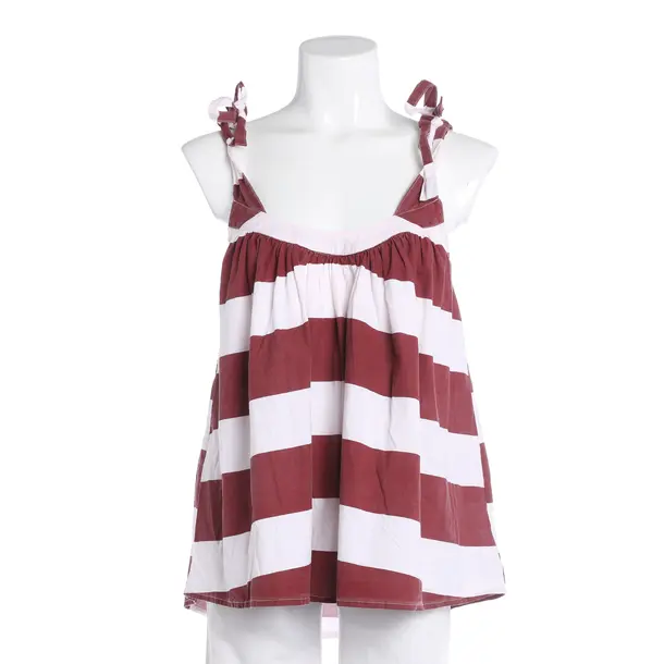 Top, in Weiß, Baumwolle, American Vintage