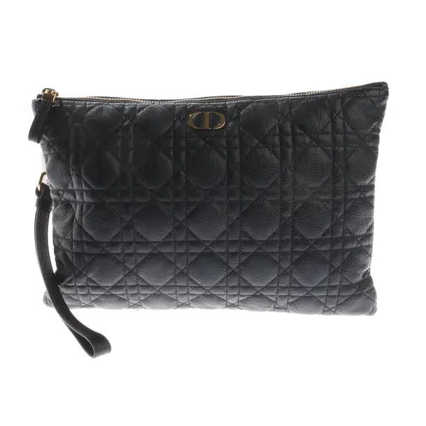 Clutch, in Schwarz, Leder, Dior