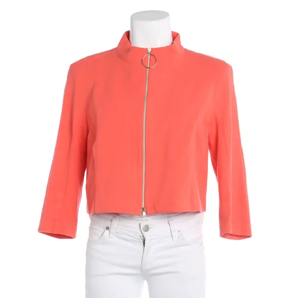 Summer Jacket, in Orange, Polyester, Marc Cain