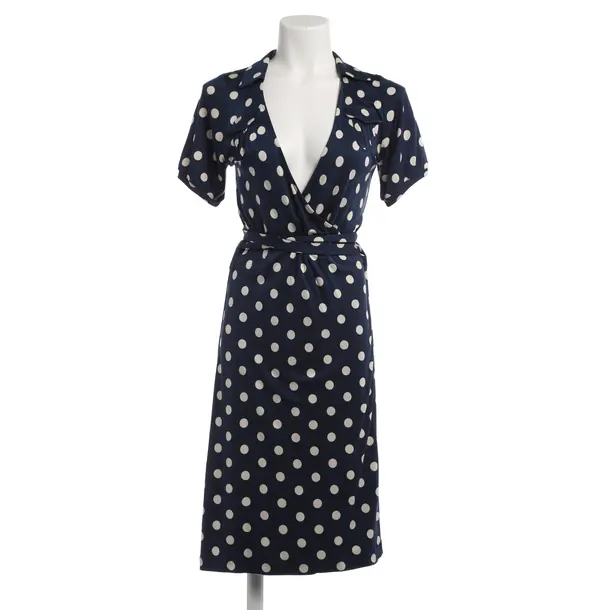 Dress, in Navy, Silk, Allude
