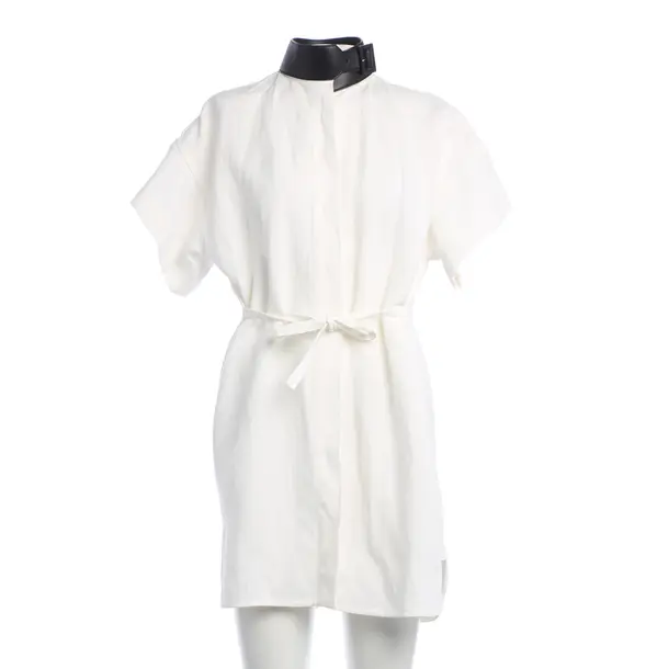 Dress, in Cream, Linen, Salvatore Ferragamo