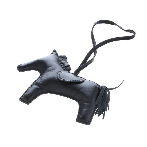 Keyring, in Black, Leather, Hermès