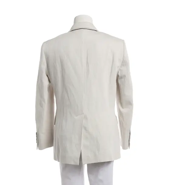Blazer, in Cream, Baumwolle, Brunello Cucinelli
