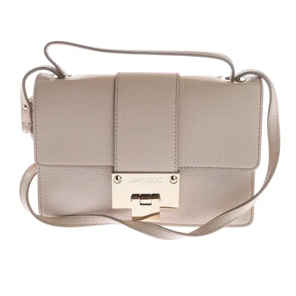 Umhängetasche, in Nude, Leder, Jimmy Choo