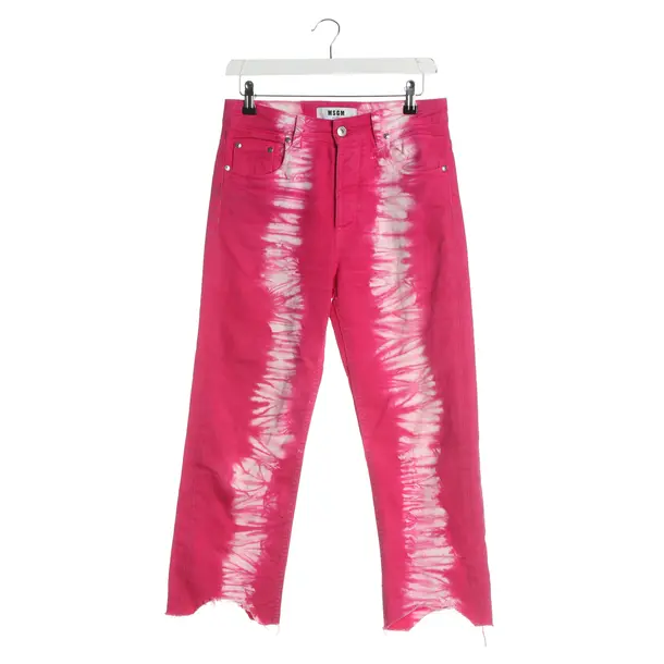 Jeans Slim Fit, in Rosa, Baumwolle, MSGM
