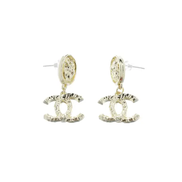 Ohrringe, in Gold, Metall (metallisch, metallisiert), Chanel