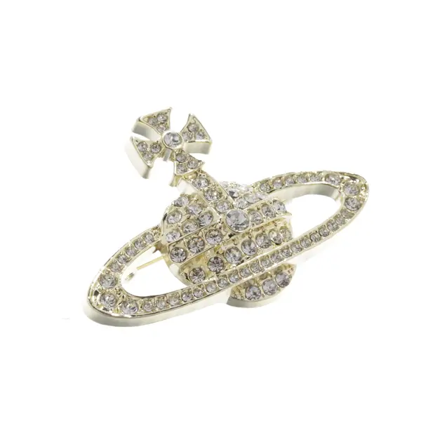 Brooch, in Gold, Metal (metallic, metallized), Vivienne Westwood