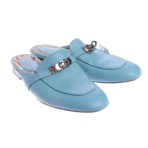Pantofole, in Azzurro, Hermès