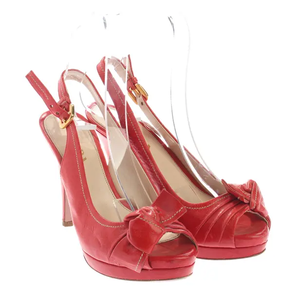 Sandaletten, in Rot, Prada