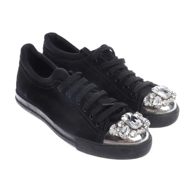 Sneakers, in Black, Miu Miu