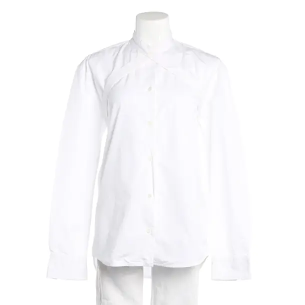 Blouse, in White, Cotton, Off-White