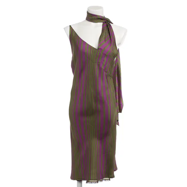 Kleid, in Olivgrün, Seide, Paul Smith