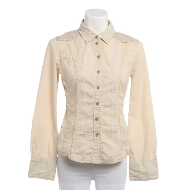 Blouse, in Cream, Cotton, Marc Cain Sports
