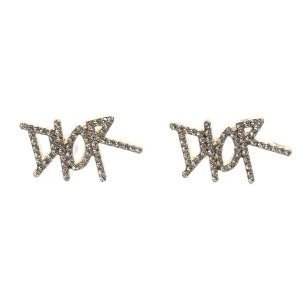 Earrings, in Gold, Metal (metallic, metallized), Dior