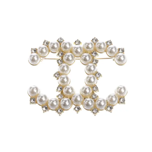 Brooch, in Gold, Metal (metallic, metallized), Chanel