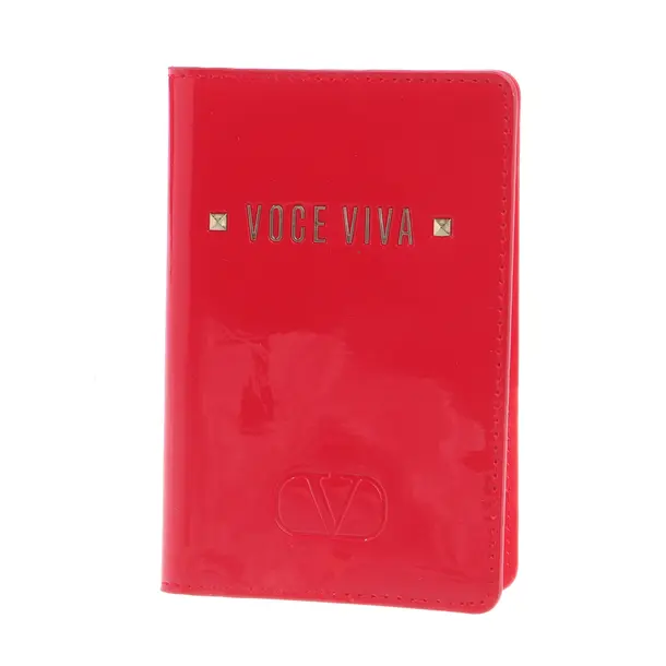 Reisepass Hülle, in Rot, Polyvinyl, Valentino