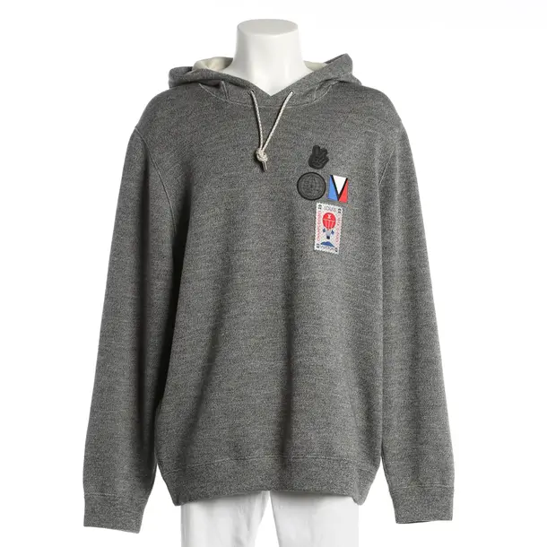 Hoodie, in Grau, Wolle, Louis Vuitton