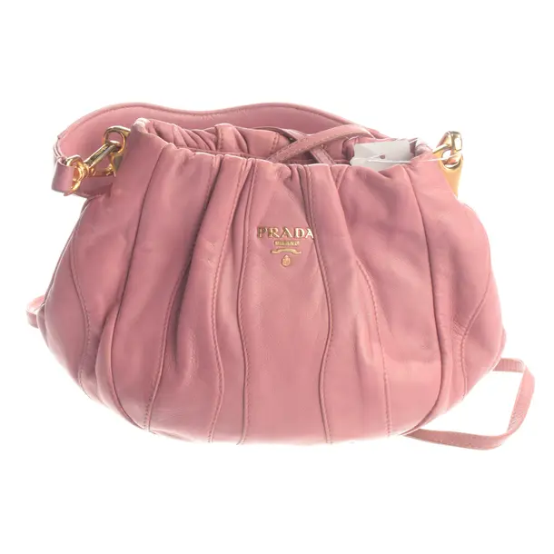 Shoulder Bag, in Light Pink, Leather, Prada