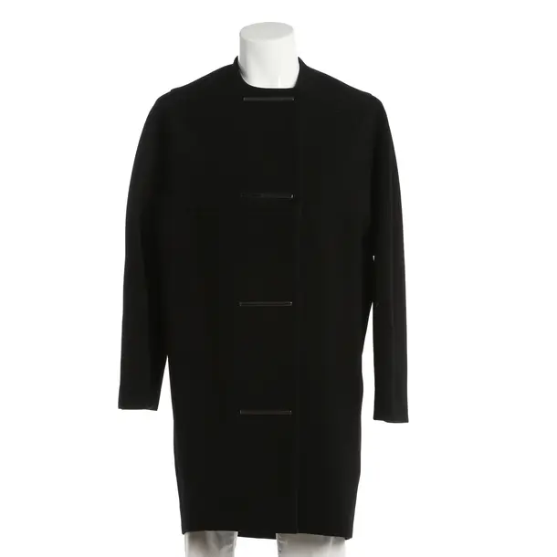 Mid-Season Coat, in Black, Polyester, Balenciaga