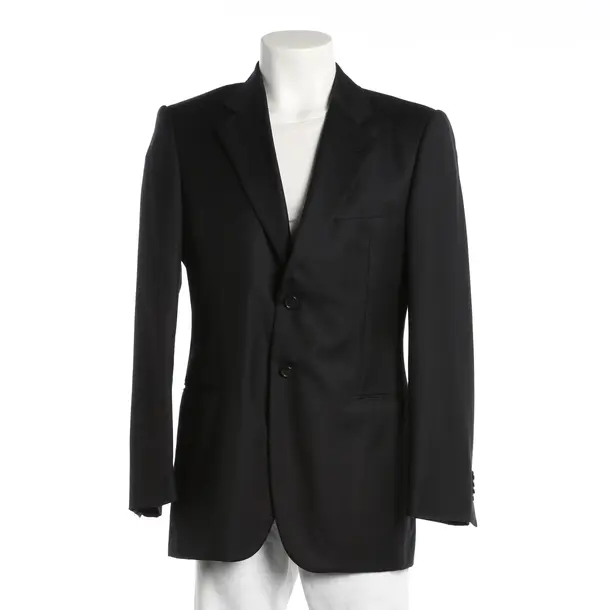 Blazer, in Navy, Cotton, Giorgio Armani