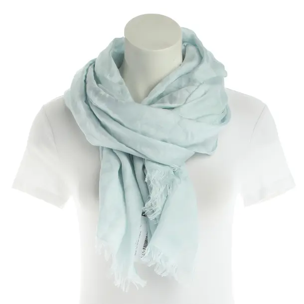 Tuch, in Hellblau, Baumwolle, Armani Collezioni