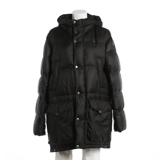 Wintermantel, in Schwarz, Polyamid, Blauer USA