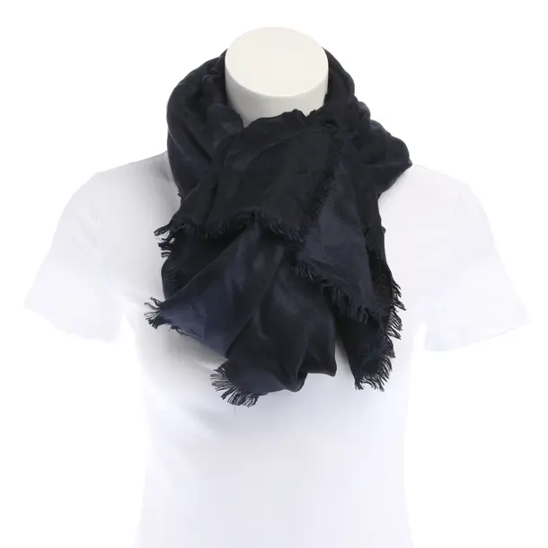 Shawl in Blue, Cotton, Bally