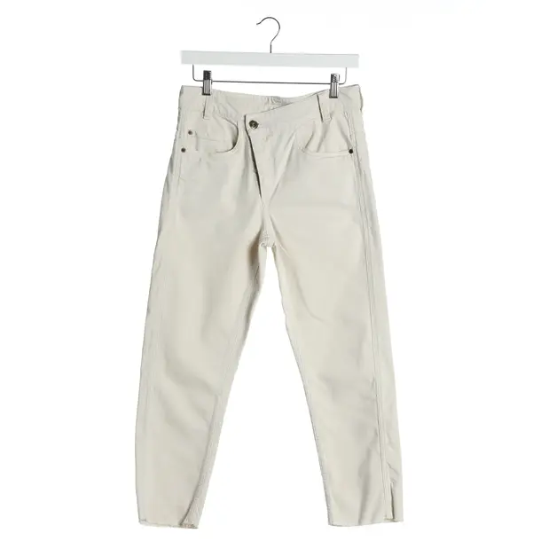 Jeans Straight Fit in Weiß, Baumwolle, Brunello Cucinelli