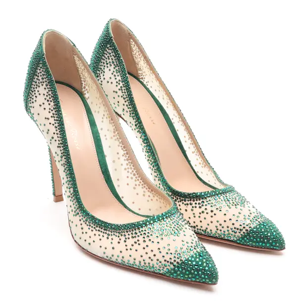 Pumps in Green, , Gianvito Rossi