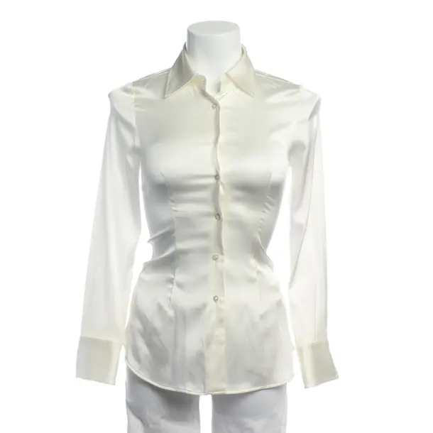 Bluse in Weiß, Seide, Van Laack