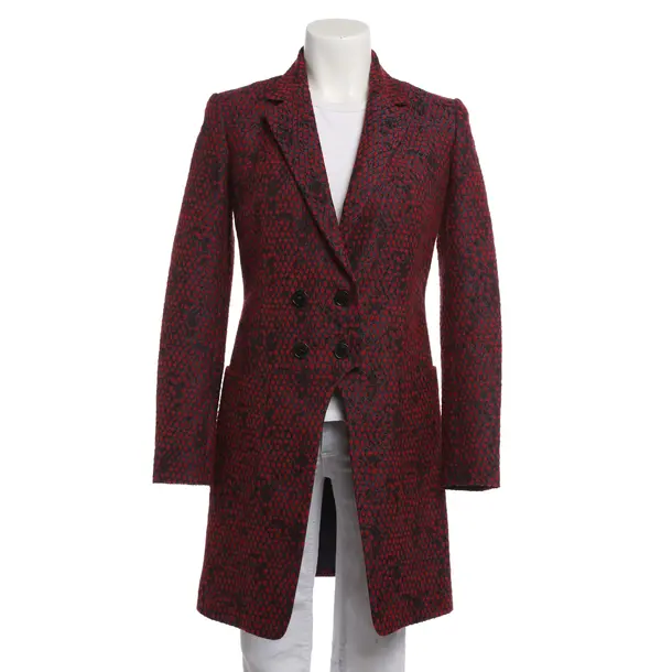Mid-Season Coat, in Bordeaux, Acrylic, Kenzo
