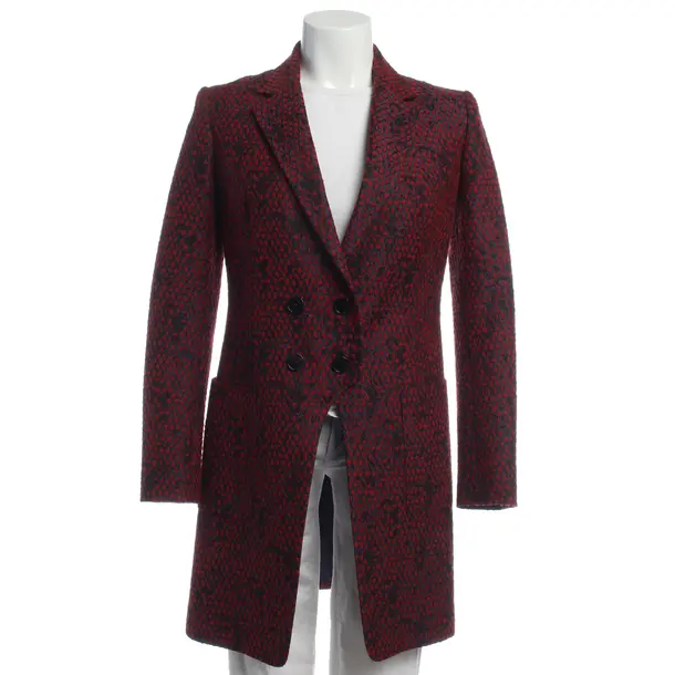 Mid-Season Coat in Red, Acrylic, Kenzo