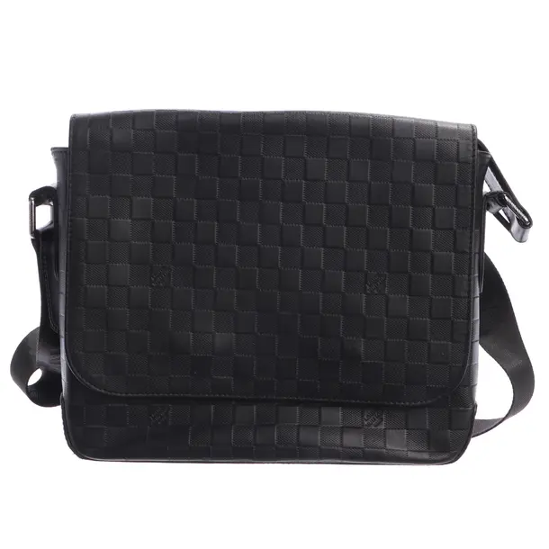 Cross Body Bag in Black, Leather, Louis Vuitton