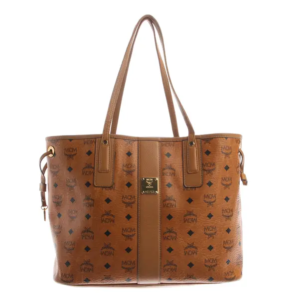 Reversible Shopper Bag in Brown, Leather, MCM
